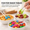 8-Pack Mini Kitchen Tongs for Snacks & Food Serving –