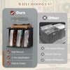 Emfogo Vinyl Record Storage, Record Player Stand Wall Mount Up