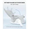 Minimiss Baby Bath Seat for Babies Sitting Up Infant Bath