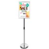 DISPLAYSWORKER Adjustable Poster Sign Stand,Floor-Standing Sign Holder with Heavy Duty