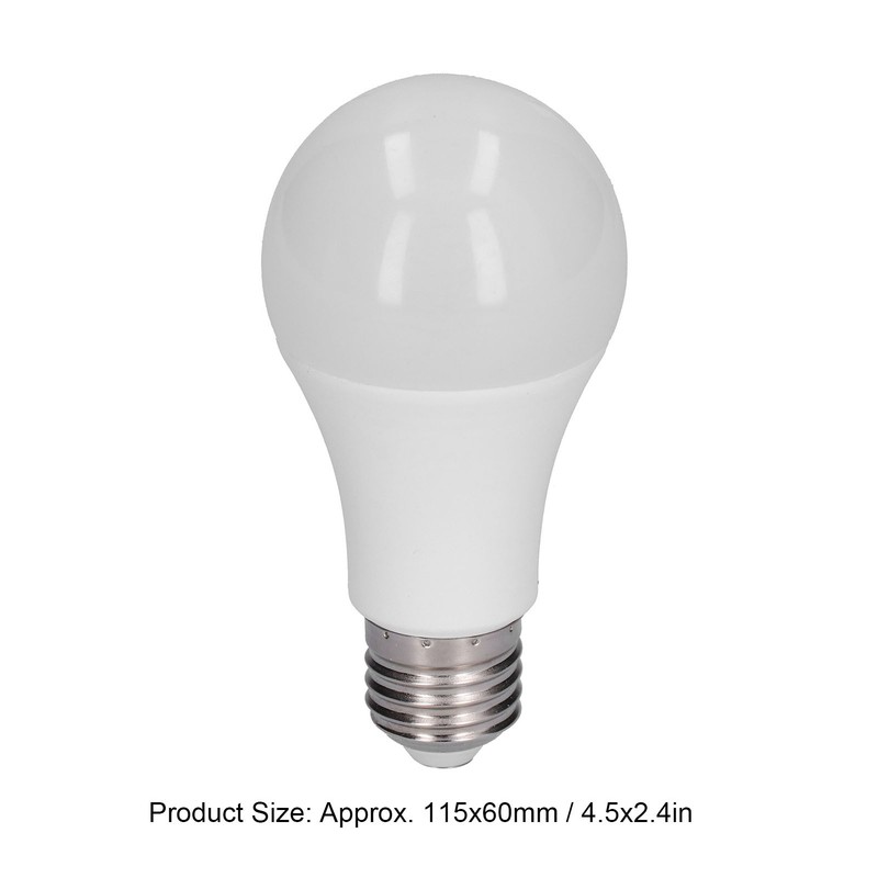 LED Induction Bulb 12W 1080LM Light Control Motion Sensor Dusk