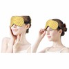 Vnwoalu Bee Honeycombs Sleep Eye Mask Yellow White Abstract Cube