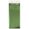 JAM PAPER Tissue Paper - Green Mylar - 3 Sheets/Pack