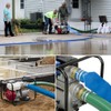 2" x 100ft Blue PVC Backwash Hose for Swimming Pools,