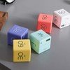 mooas Cube Timer (Coral), Timers Cube Flip Block Timers Productivity