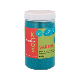 INNSPIRO Sabbia colorata blu turchese, 600 g, per decorazione e artigianato
