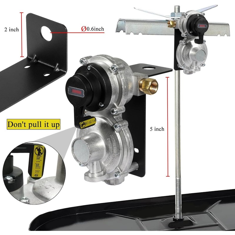NQN 2-Stage Automatic Changeover LP Propane Gas Regulator with Two