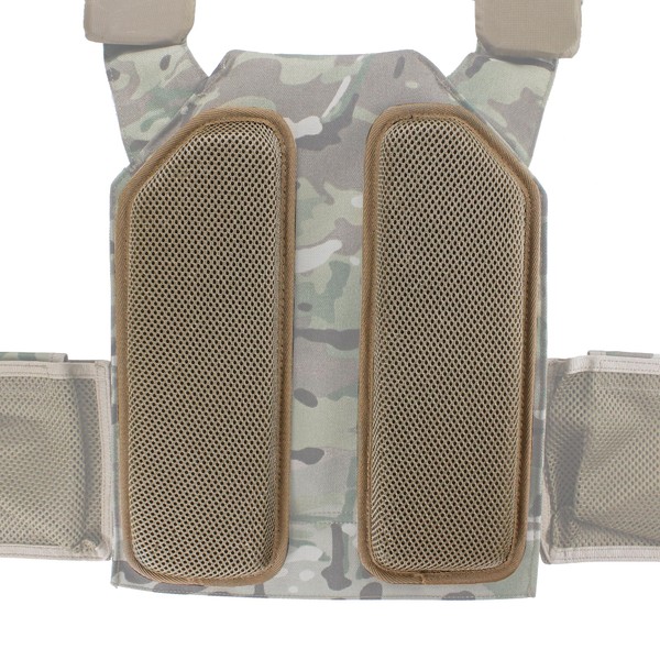 JX Tacfancier Tactical Ventilation Pad EVA Foam Plate, Soft Mesh