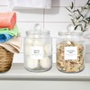KSIWRE 30 PCS Laundry Labels for Jars,Matte Minimalist Laundry Stickers