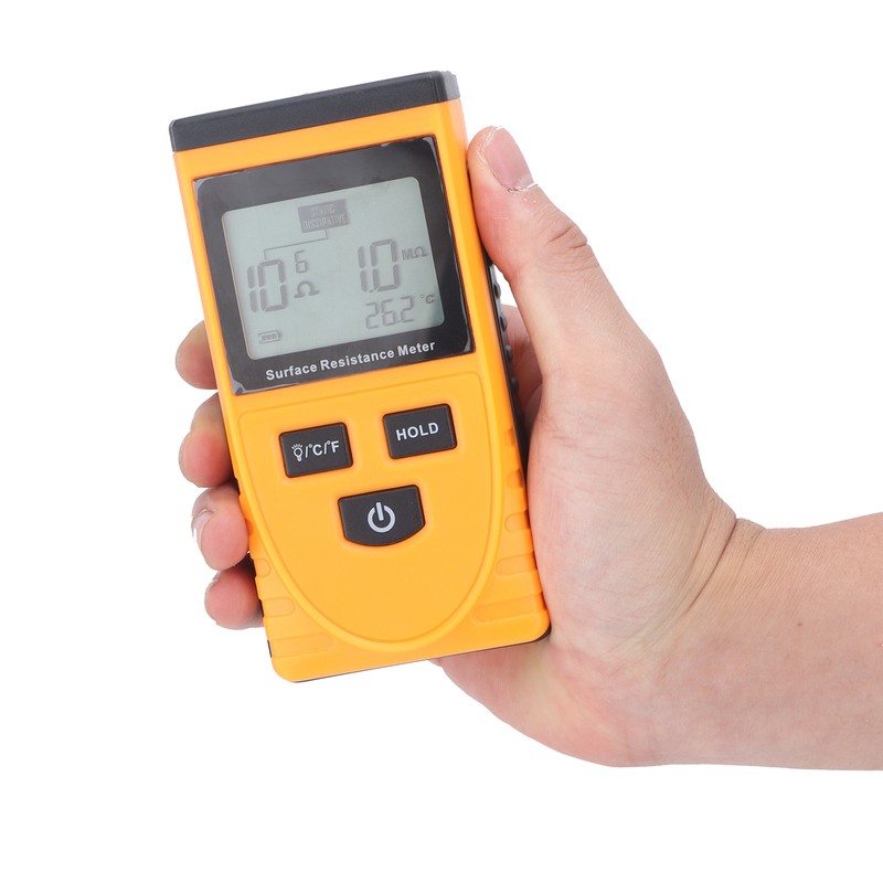 GM3110 Surface Resistance Tester Handheld LCD Digital Display AntiStatic Resistance