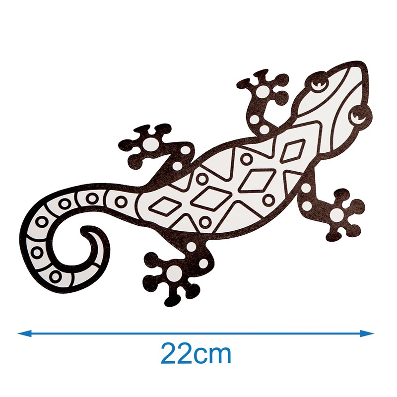 Baker Ross FN194 Gecko Lizard Window Decoration Set 15 Pack