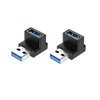 YFFSFDC USB 3.0 Adapter, Right Angle Converter, Right Angle Converter,