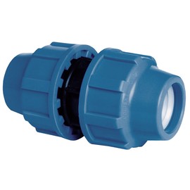 Cornat T610032 Irrigation System Coupling for PE Pipe, Diameter 32 mm, Polypropylene, for Cold Water