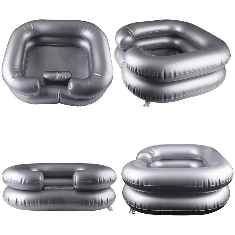 Portable inflatable shampoo sink, inflatable shampoo basin, suitable for disabled