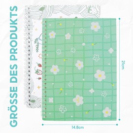 Pack of 2 Sticker Scrapbooks, A5 Collector Sticker Album, Blank Sticker Collection Book, Reusable Sticker Book for Collecting Stickers for Adults (21 x 15 cm)