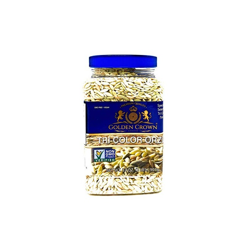 Specially Selected TRI Color Orzo Pasta, Kosher, Non GMO, Vegan,