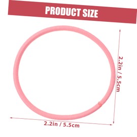 Healeved 100Pcs Thin Hair Elastics Ties Colorful Rubber Bands for Kids and Adults No Damage for Ponytails and Braids