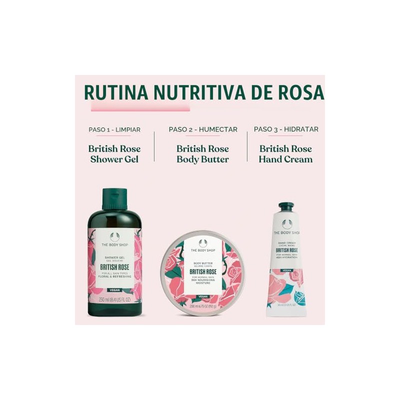 The Body Shop Crema de Manos British Rose 30 Ml