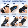 NEENCA Carpal Tunnel Wrist Brace for Night Support,Knob Adjustable Hand