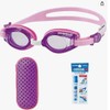 SWANS Japanese Swimming Goggles SJ-9 Children's UV Protection Anti-bacterial Cushion for ages 3 to 8 (3-piece set)