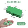 Pack of 6 Fibre Optic Adapter Socket Fibre Optic Coupling