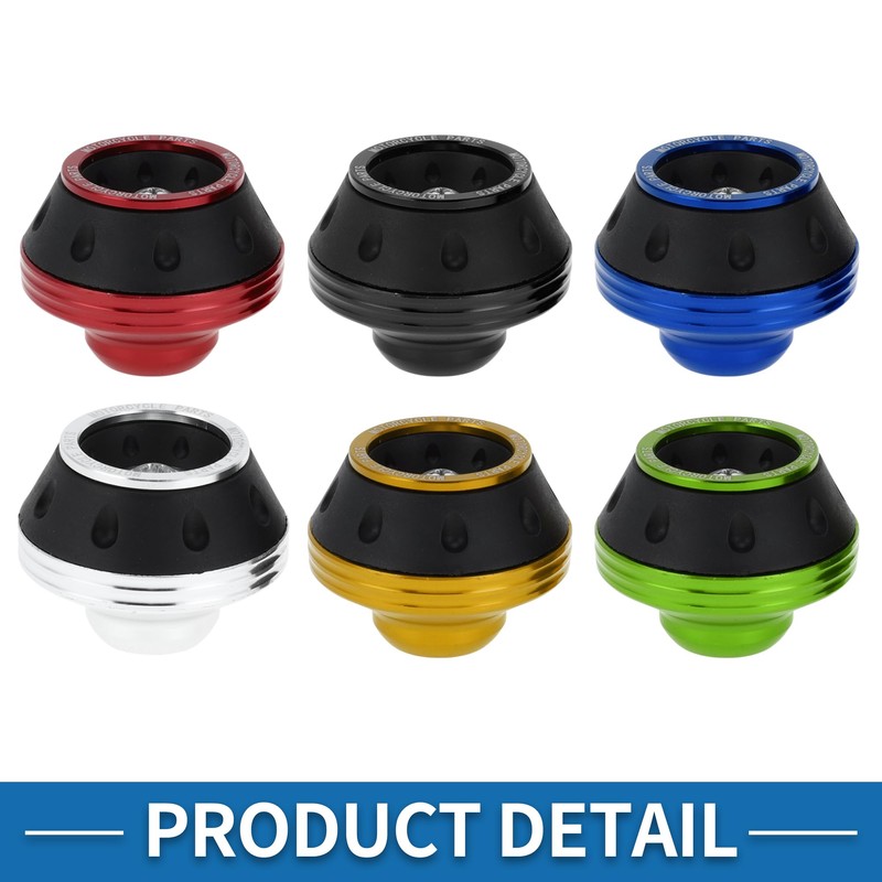 A ABSOPRO Motorcycle Front Fork Frame Sliders Falling Protection Wheel