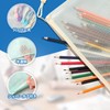 METBOU Filing Bag with Zipper A4 Multi-Color Set, Zipper Bag,