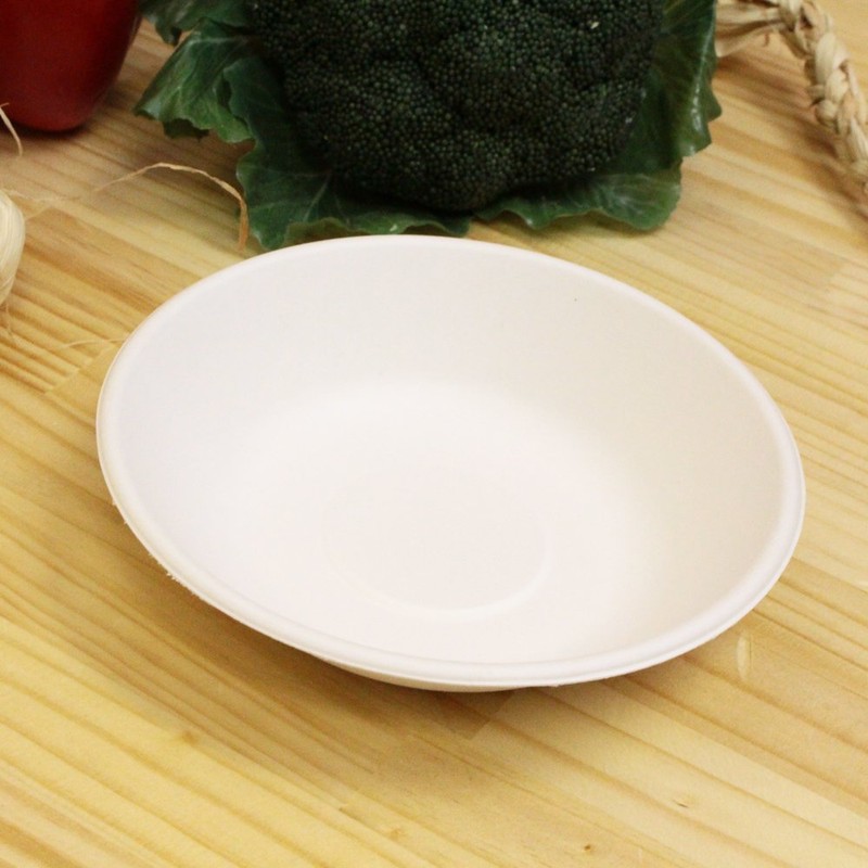 ECO Sugarcane Fiber Bowl, 6.3 inches (16 cm), Capacity 16.2