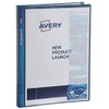 Avery Navy Insert Cover Display Book, 40 Pockets (47935)