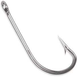 Stainless Steel Saltwater Fishing Hooks, Pack of 40 Long Shaft Fishing Hooks O'Shaughnessy Forged Trolling Fishing Hooks Size 1/0-10/0