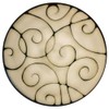 Pfaltzgraff Black Scroll Salad Plate