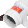 In Line Air Blower 3in 145CFM 12V High Efficiency Marine