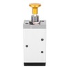 Hand Valve Two Position Five Way Button Valve Aluminum Alloy