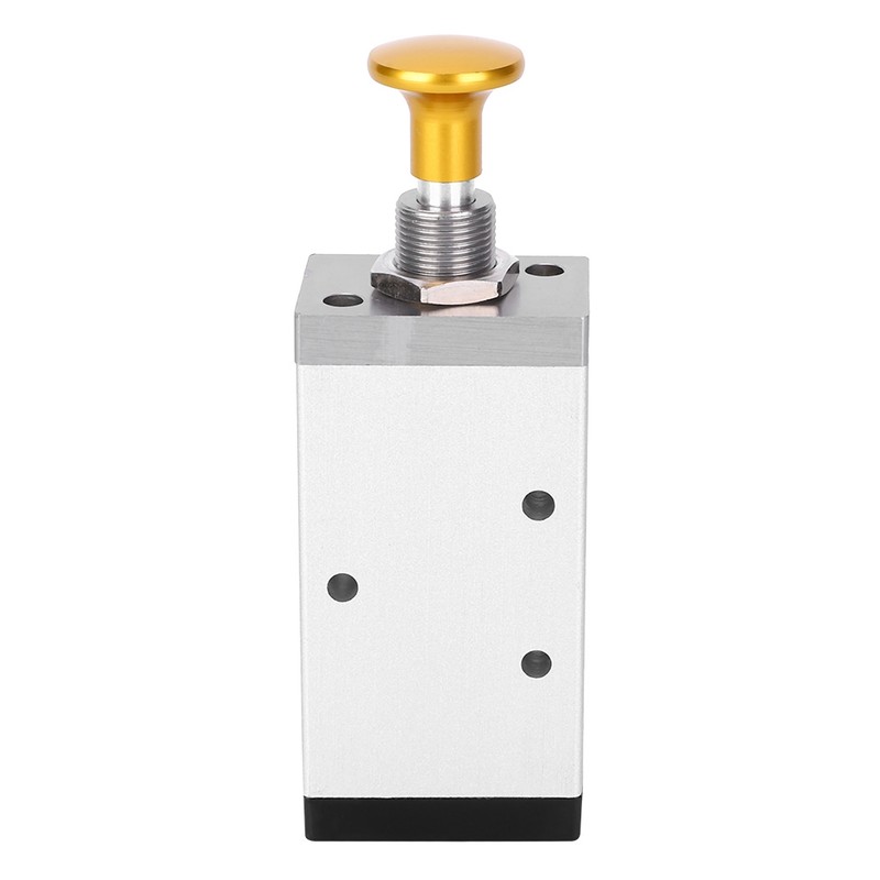 Hand Valve Two Position Five Way Button Valve Aluminum Alloy
