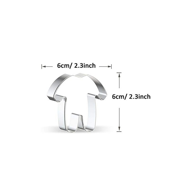 WDYJMALL Baby Onesie Clothes Shape Cookie Cutter - B