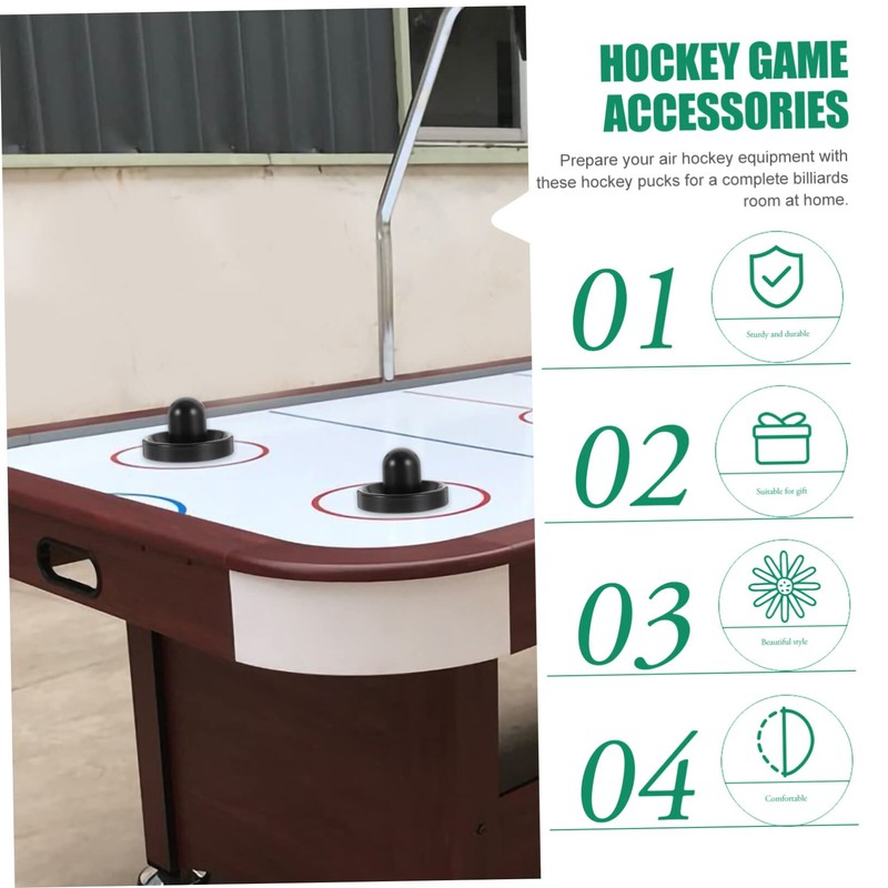 BESPORTBLE 1set Air Hockey Pusher Ergonomic Strikers Pucks for Table