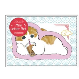 Sunstar Stationery Mofusand Letter Set, Die Cut Mini, Tapioca S8906920
