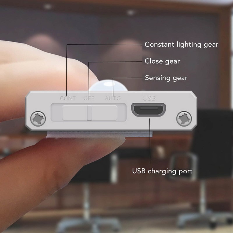 Motion Sensor Light Bar 3W 200lm White Lighting 120 Degree