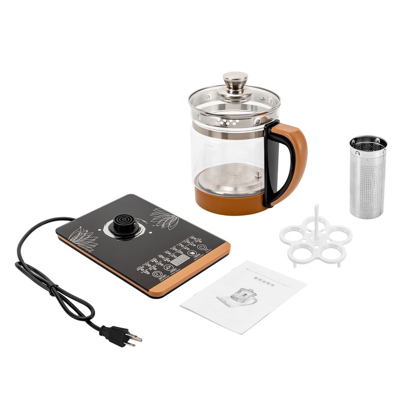 GXFCHYL 1.8L Electric Kettle 18 Menus Glass Kettle Tea Maker