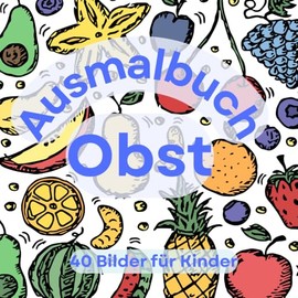 Ausmalbuch Obst