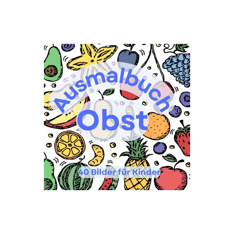 Ausmalbuch Obst