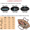 Purse Organizer Insert with Zipper Felt Bag Organizer Handbag Organizer