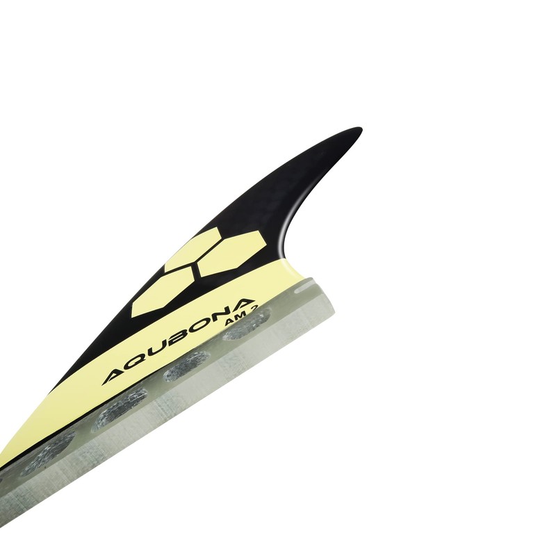 AQUBONA Surfboard Fin Single tab AM2 Fiberglass Surfing Thruster with
