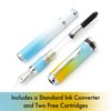 Monteverde USA Innova Ombre Fusion Bliss (Gold/Blue/White Gradient Finish) Fountain