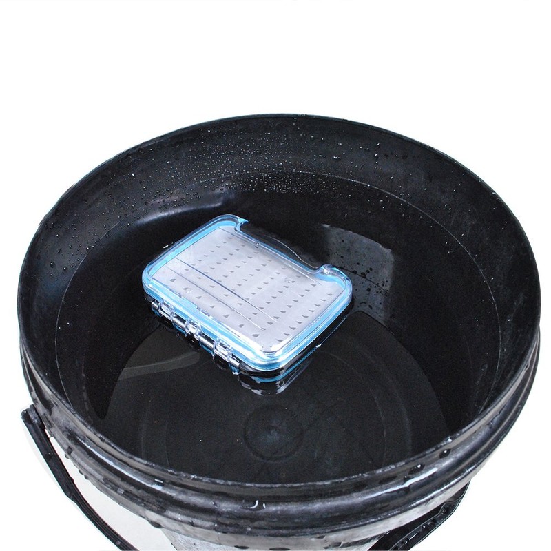 Dr.Fish Waterproof Fly Fishing Box Slit Foam Easy Grip Flies