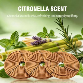 Hanging Citronella Coils,Citronella Incense Coils 3 Pack