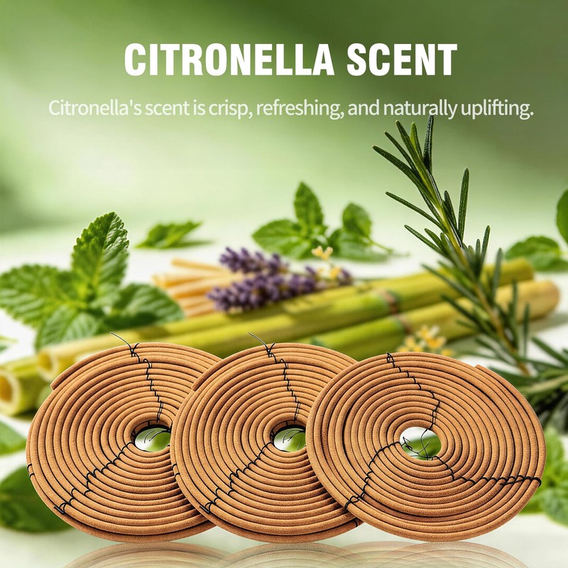 Hanging Citronella Coils,Citronella Incense Coils 3 Pack
