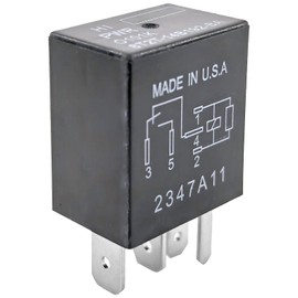 3-Pack 8T2T-14B192-BA Relay - 40A 12VDC 5-Pin SPDT Automotive Relay - Compatible with Select Ford/Lincoln Vehicles (for F-150, Navigator) - Fixes Headlights, Fuel Pump & P0699/P0230 Codes