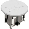 Arlington FLBAR101W-1 Adjustable Round Floor Box Kit with Outlet and