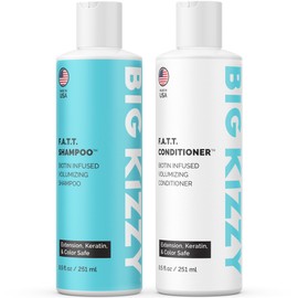 Volumizing  Thickening Biotin Shampoo  Conditioner Set, Gentle Hair Care Hair Safe for Extensions Color Keratin Treatments, Strengthens  Nourishes